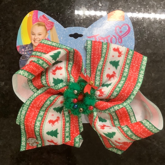 JoJo Siwa Set of 3 Clip-On 8 Inch Girl's Bows - Picture 4 of 6